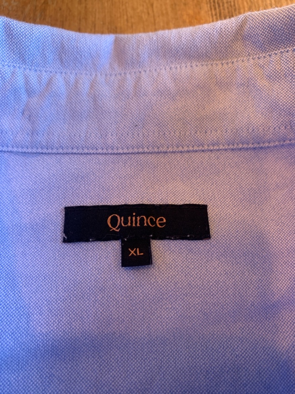 Quince Light Blue Womens Casual Button-Down Shirt - Picture 2 of 16